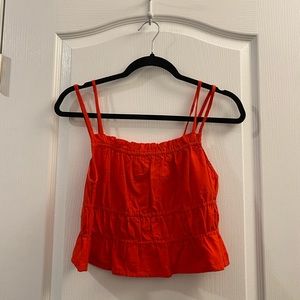 Salmon Dizzy Lizy Tank Top